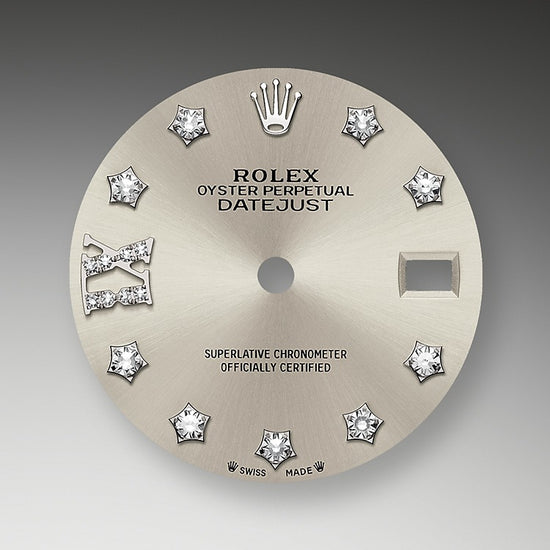 Rolex Replica Watch Lady-Datejust 28, Oystersteel and 18k White Gold, 279174-0021