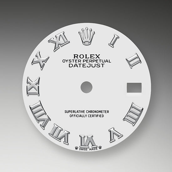 Rolex Replica Watch Lady-Datejust 28, Oystersteel and 18k White Gold, 279384RBR-0020