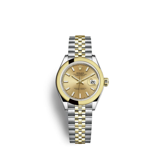 Rolex Replica Watch Lady-Datejust 28, Oystersteel and 18k Yellow Gold, 279163-0001