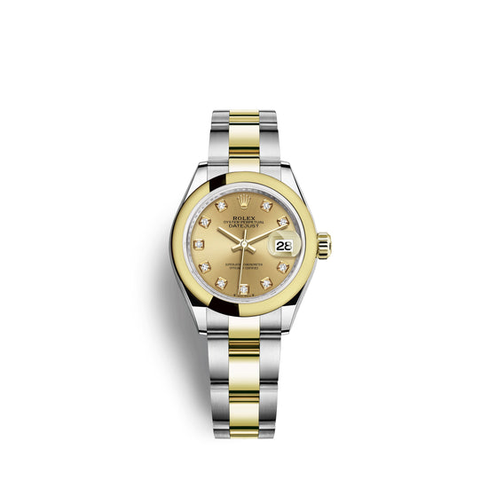 Rolex Replica Watch Lady-Datejust 28, Oystersteel and 18k Yellow Gold, 279163-0012