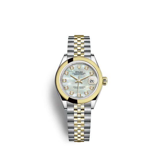 Rolex Replica Watch Lady-Datejust 28, Oystersteel and 18k Yellow Gold, 279163-0013
