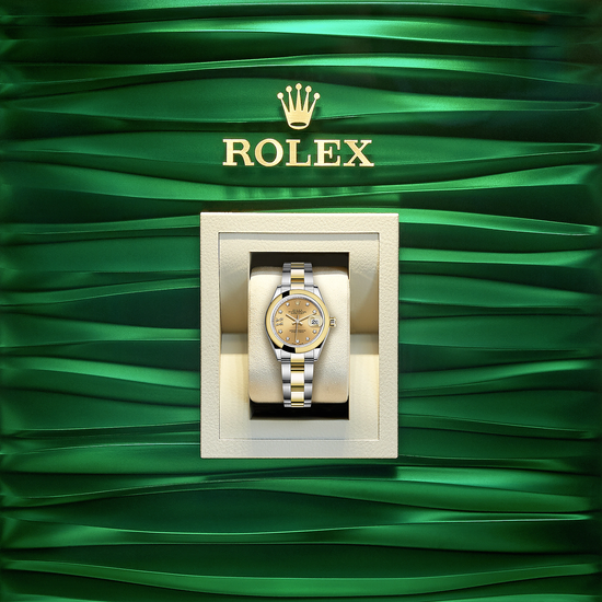 Rolex Replica Watch Lady-Datejust 28, Oystersteel and 18k Yellow Gold, 279163-0021