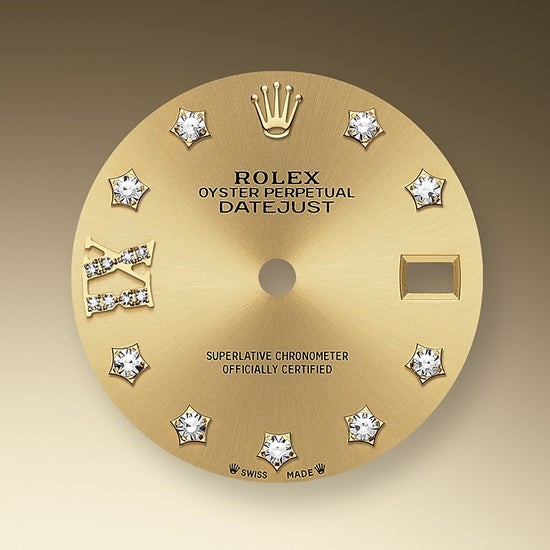 Rolex Replica Watch Lady-Datejust 28, Oystersteel and 18k Yellow Gold, 279163-0022
