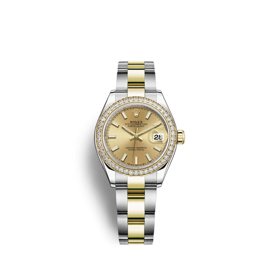 Rolex Replica Watch Lady-Datejust 28, Oystersteel and 18k Yellow Gold, 279383RBR-0002