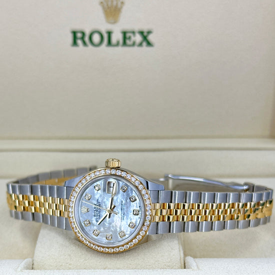 Rolex Replica Watch Lady-Datejust 28, Oystersteel and 18k Yellow Gold, 279383RBR-0019