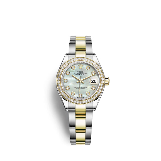 Rolex Replica Watch Lady-Datejust 28, Oystersteel and 18k Yellow Gold, 279383RBR-0020