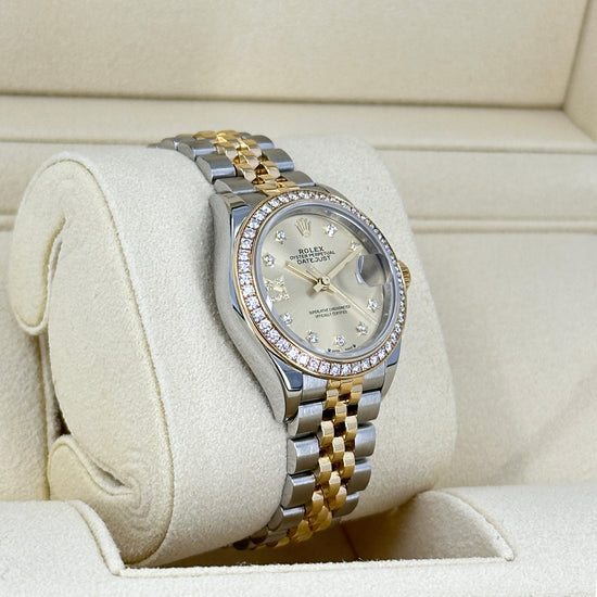 Rolex Replica Watch Lady-Datejust 28, Oystersteel and 18k Yellow Gold, 279383RBR-0021