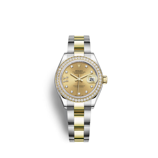 Rolex Replica Watch Lady-Datejust 28, Oystersteel and 18k Yellow Gold, 279383RBR-0022