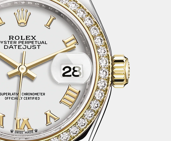 Rolex Replica Watch Lady-Datejust 28, Oystersteel and 18k Yellow Gold, 279383RBR-0024