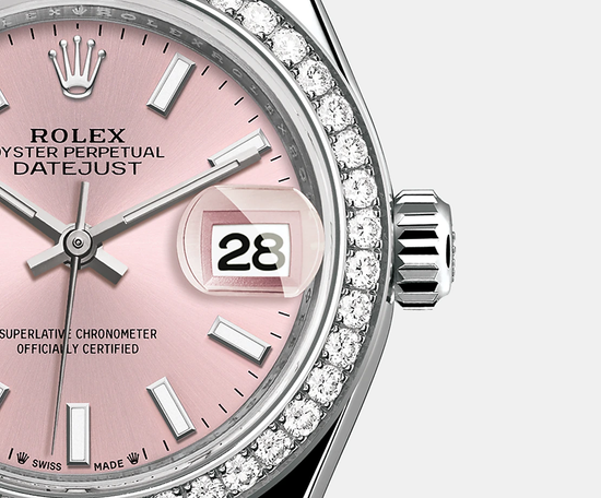 Rolex Replica Watch Lady-Datejust 28mm, 18k White Gold, 279139rbr-0004