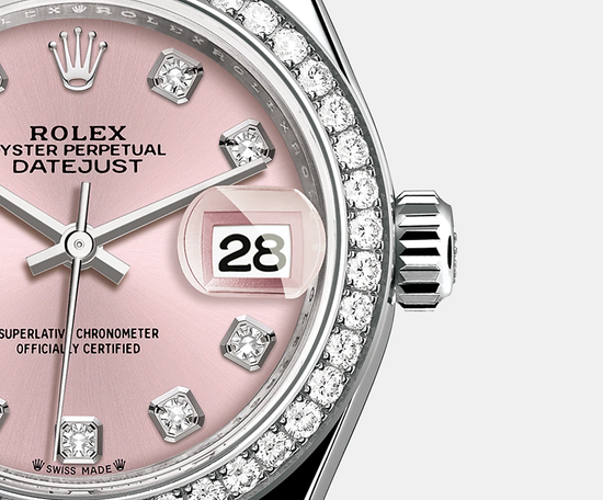Rolex Replica Watch Lady-Datejust 28mm, 18k White Gold, 279139rbr-0005