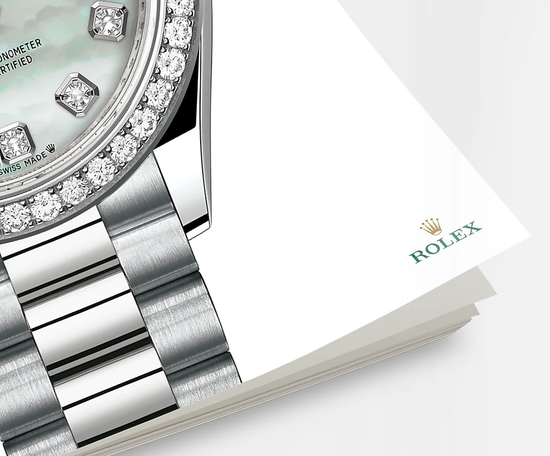 Rolex Replica Watch Lady-Datejust 28mm, 18k White Gold, 279139rbr-0008