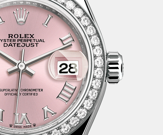 Rolex Replica Watch Lady-Datejust 28mm, 18k White Gold, 279139rbr-0012