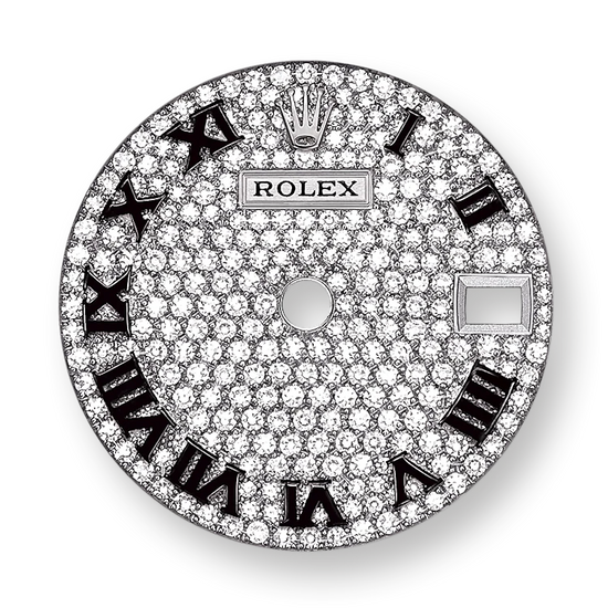 Rolex Replica Watch Lady-Datejust 28mm, 18k White Gold, 279139rbr-0014