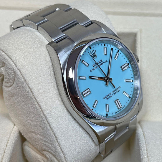 Rolex Replica Watch Oyster Perpetual 36, Turquoise blue dial, 36mm, Oystersteel 126000-0006