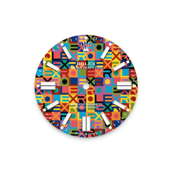 Rolex Replica Watch Oyster Perpetual 41, Oystersteel, 41mm, Multicoloured Jubilee motif dial, Domed Oyster, 134300-0010