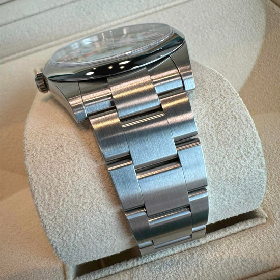 Rolex Replica Watch Oyster Perpetual 41, Oystersteel, 41mm, Turquoise Celebration Motif Dial, 124300-0008