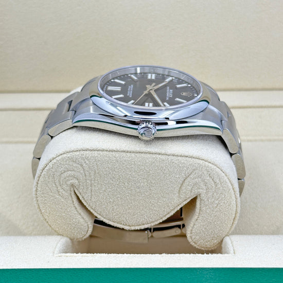 Rolex Replica Watch Oyster Perpetual 41mm, Blue Dial, 124300-0003