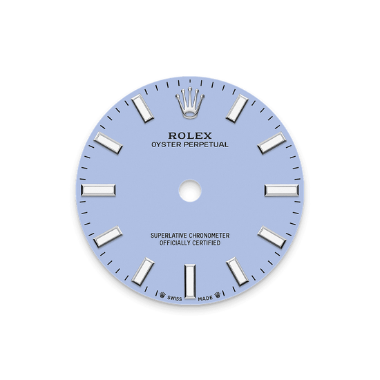 Rolex Replica Watch Oyster Perpetual, Oystersteel, 31mm, Lavender dial, Domed Oyster, 277200-0014