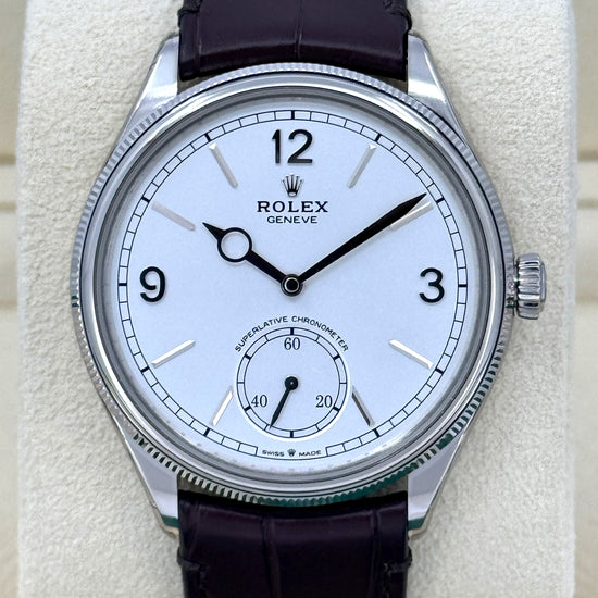 Rolex Replica Watch Perpetual 1908, 39mm, 18k White Gold, 52509-0006