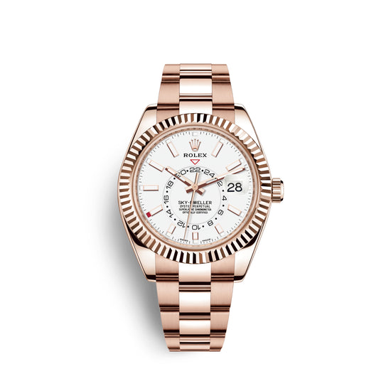 Rolex Replica Watch Sky-Dweller 42mm, 18k Everose Gold, 326935-0005