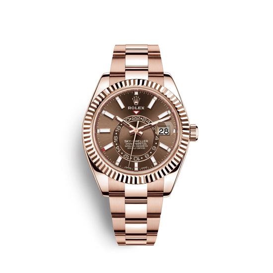 Rolex Replica Watch Sky-Dweller 42mm, 18k Everose Gold, 326935-0006