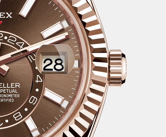 Rolex Replica Watch Sky-Dweller 42mm, 18k Everose Gold, 326935-0006