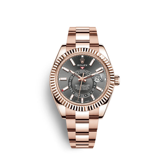 Rolex Replica Watch Sky-Dweller 42mm, 18k Everose Gold, 326935-0007