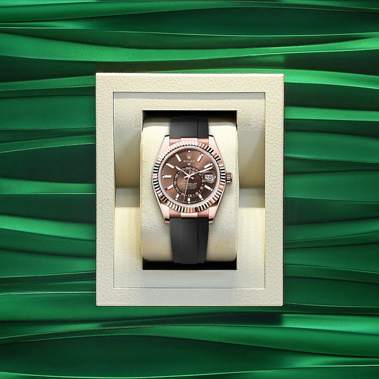 Rolex Replica Watch Sky-Dweller, 42mm, 18k Everose Gold, 336235-0002