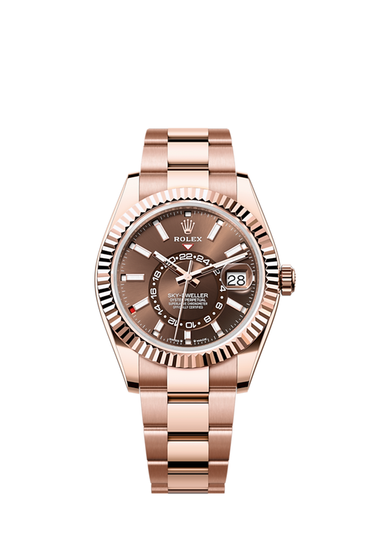 Rolex Replica Watch Sky-Dweller, 42mm, 18k Everose Gold, 336935-0002