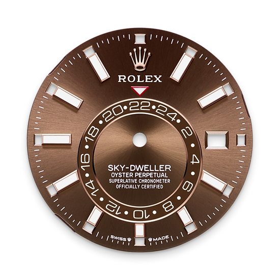 Rolex Replica Watch Sky-Dweller, 42mm, 18k Everose Gold, 336935-0002