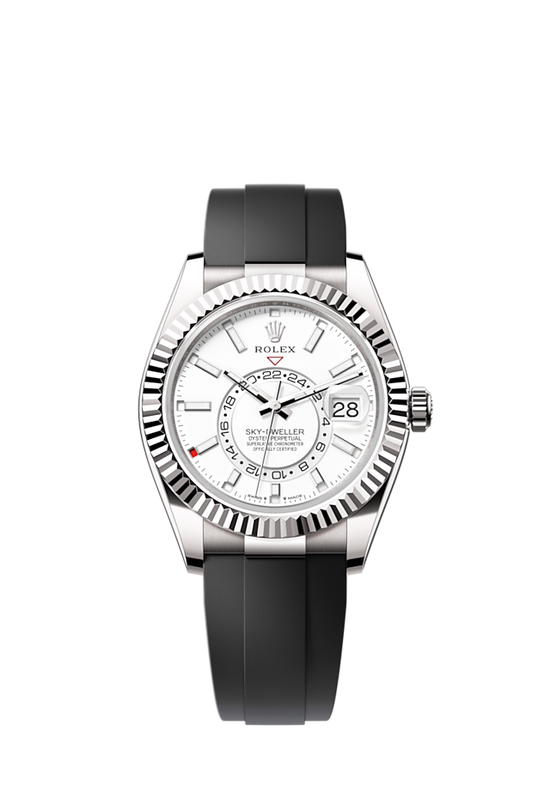 Rolex Replica Watch Sky-Dweller, 42mm, 18k White Gold, 336239-0003