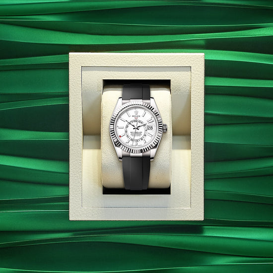 Rolex Replica Watch Sky-Dweller, 42mm, 18k White Gold, 336239-0003