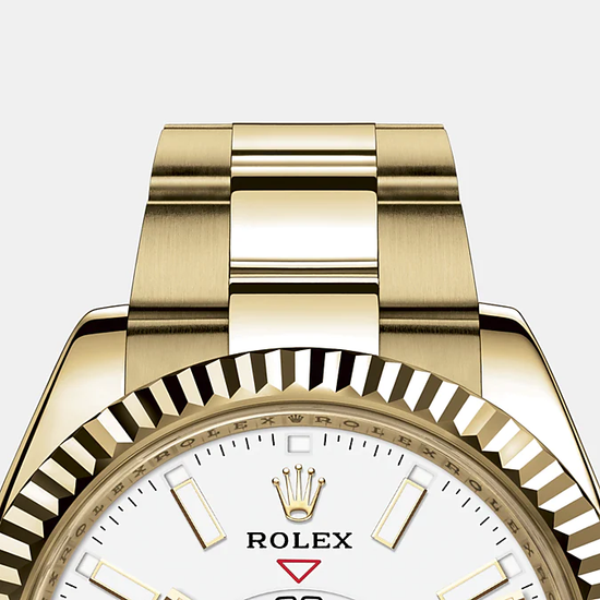 Rolex Replica Watch Sky-Dweller 42mm, 18k Yellow Gold, 326938-0005