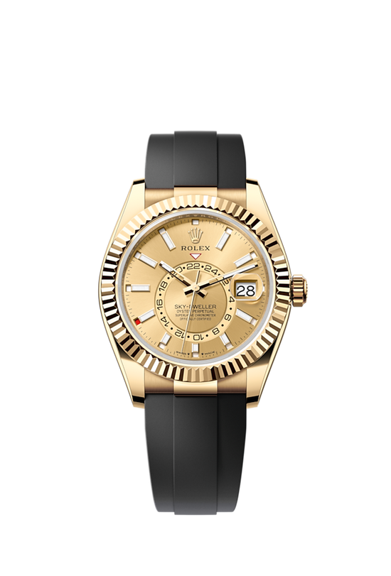 Rolex Replica Watch Sky-Dweller, 42mm, 18k Yellow Gold, 336238-0001