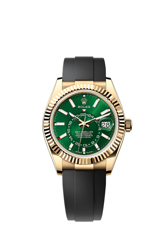 Rolex Replica Watch Sky-Dweller, 42mm, 18k Yellow Gold, 336238-0004