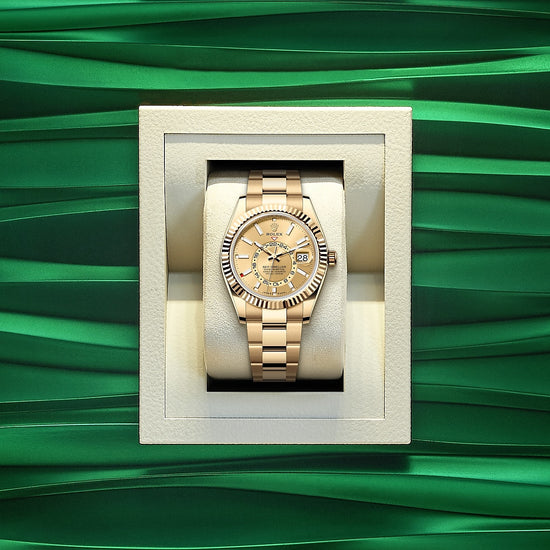 Rolex Replica Watch Sky-Dweller, 42mm, 18k Yellow Gold, 336938-0001