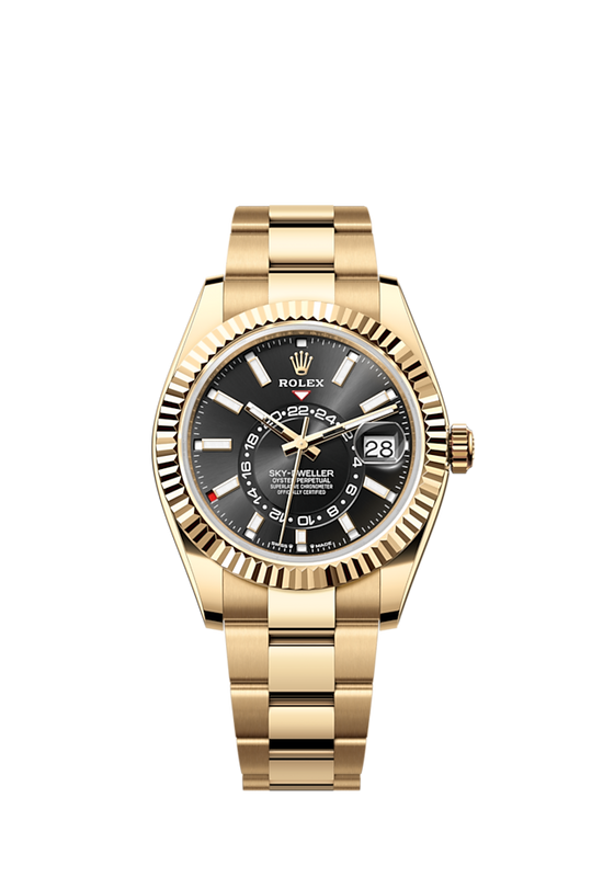 Rolex Replica Watch Sky-Dweller, 42mm, 18k Yellow Gold, 336938-0002