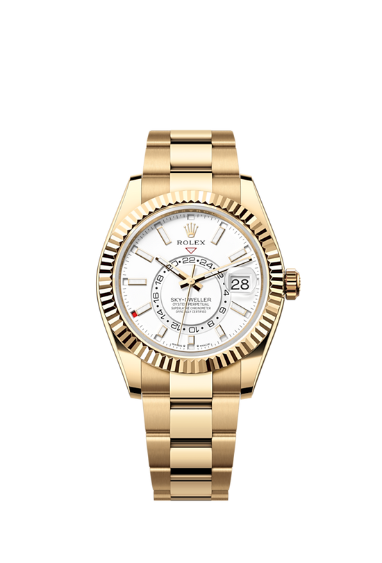 Rolex Replica Watch Sky-Dweller, 42mm, 18k Yellow Gold, 336938-0003