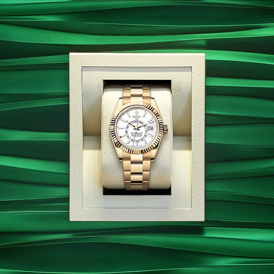 Rolex Replica Watch Sky-Dweller, 42mm, 18k Yellow Gold, 336938-0003