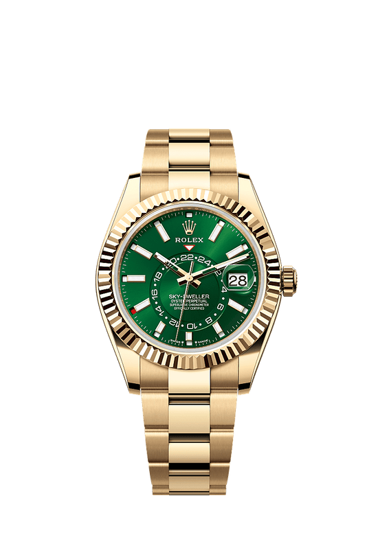 Rolex Replica Watch Sky-Dweller, 42mm, 18k Yellow Gold, 336938-0007