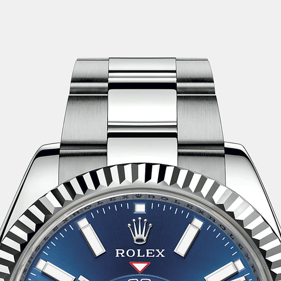 Rolex Replica Watch Sky-Dweller 42mm, Oystersteel and 18k White Gold, 326934-0003
