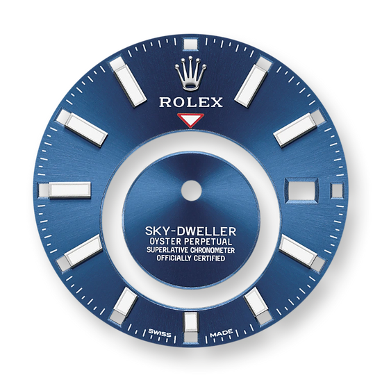 Rolex Replica Watch Sky-Dweller 42mm, Oystersteel and 18k White Gold, 326934-0004