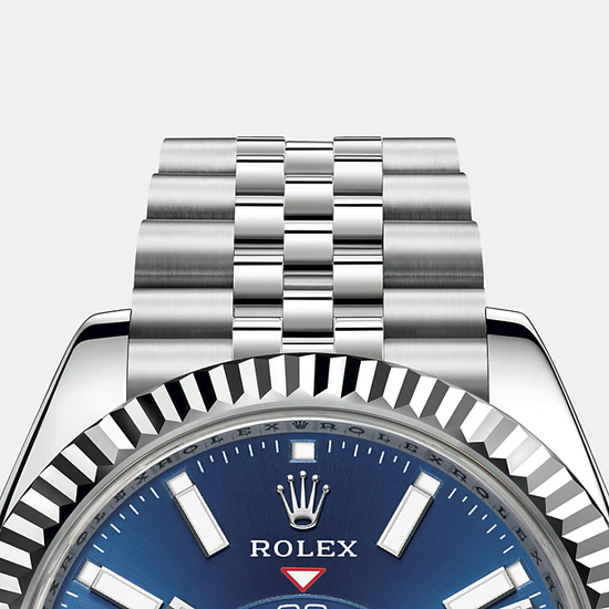Rolex Replica Watch Sky-Dweller 42mm, Oystersteel and 18k White Gold, 326934-0004