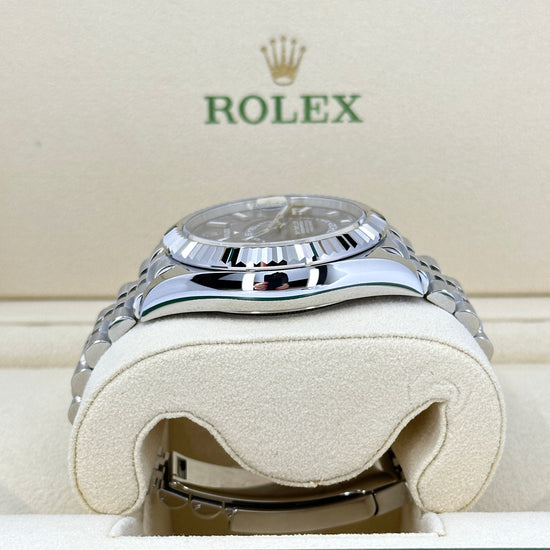 Rolex Replica Watch Sky-Dweller, 42mm, Oystersteel and 18k White Gold, Blue, Jubilee, 336934-0006
