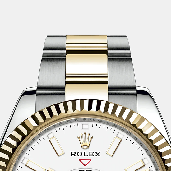 Rolex Replica Watch Sky-Dweller 42mm, Oystersteel and 18k Yellow Gold, 326933-0009