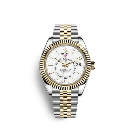 Rolex Replica Watch Sky-Dweller 42mm, Oystersteel and 18k Yellow Gold, 336933-0006