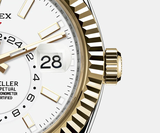 Rolex Replica Watch Sky-Dweller 42mm, Oystersteel and 18k Yellow Gold, 336933-0006