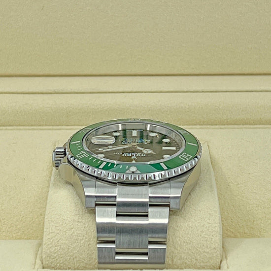 Rolex Replica Watch Submariner 41mm KERMIT STARBUCKS, MK1 Bezel, 126610LV, Complete, 2023