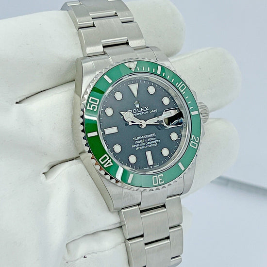 Rolex Replica Watch Submariner 41mm KERMIT STARBUCKS, MK1 Bezel, 126610LV, Complete, 2023